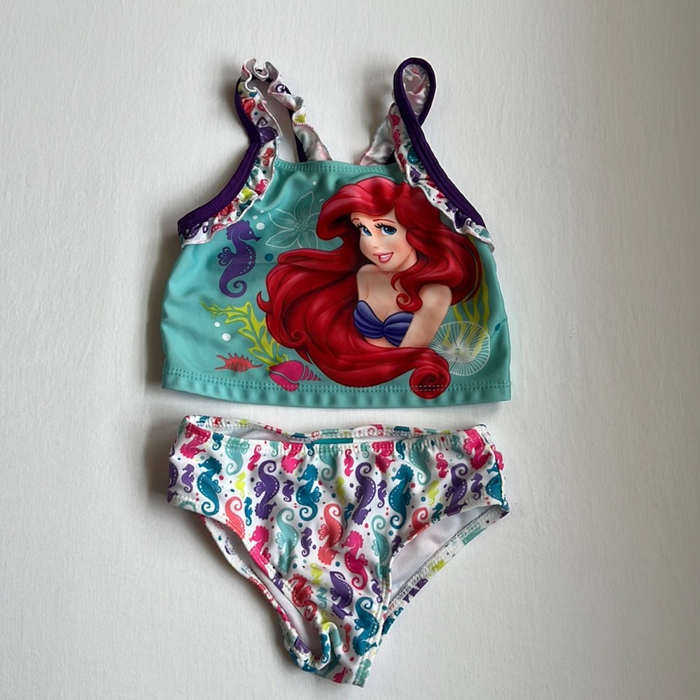2-piece Disney's The Little Mermaid Ariel Bathing Suit Size 3T